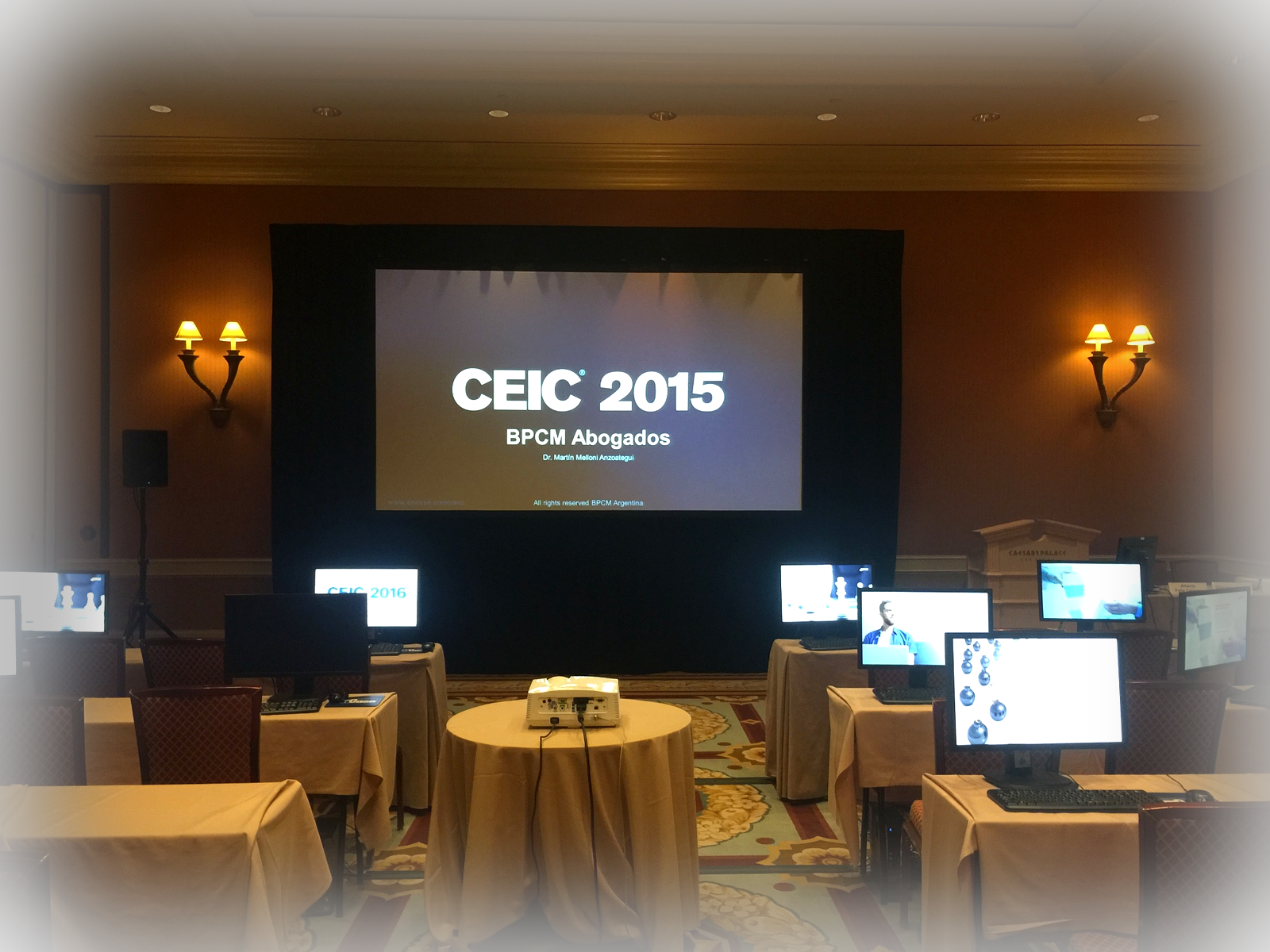 Sala del CEIC 2015 en Caesars Palace, Las Vegas